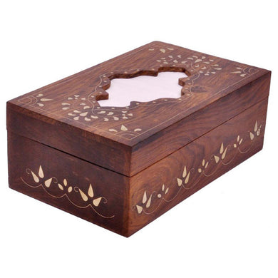 Wood Tissue Box Cover