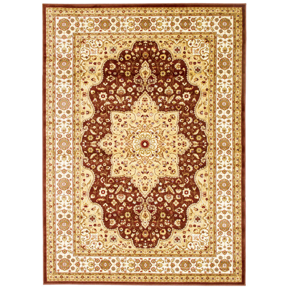 Altay Contemporary Area Rug, Chocolate