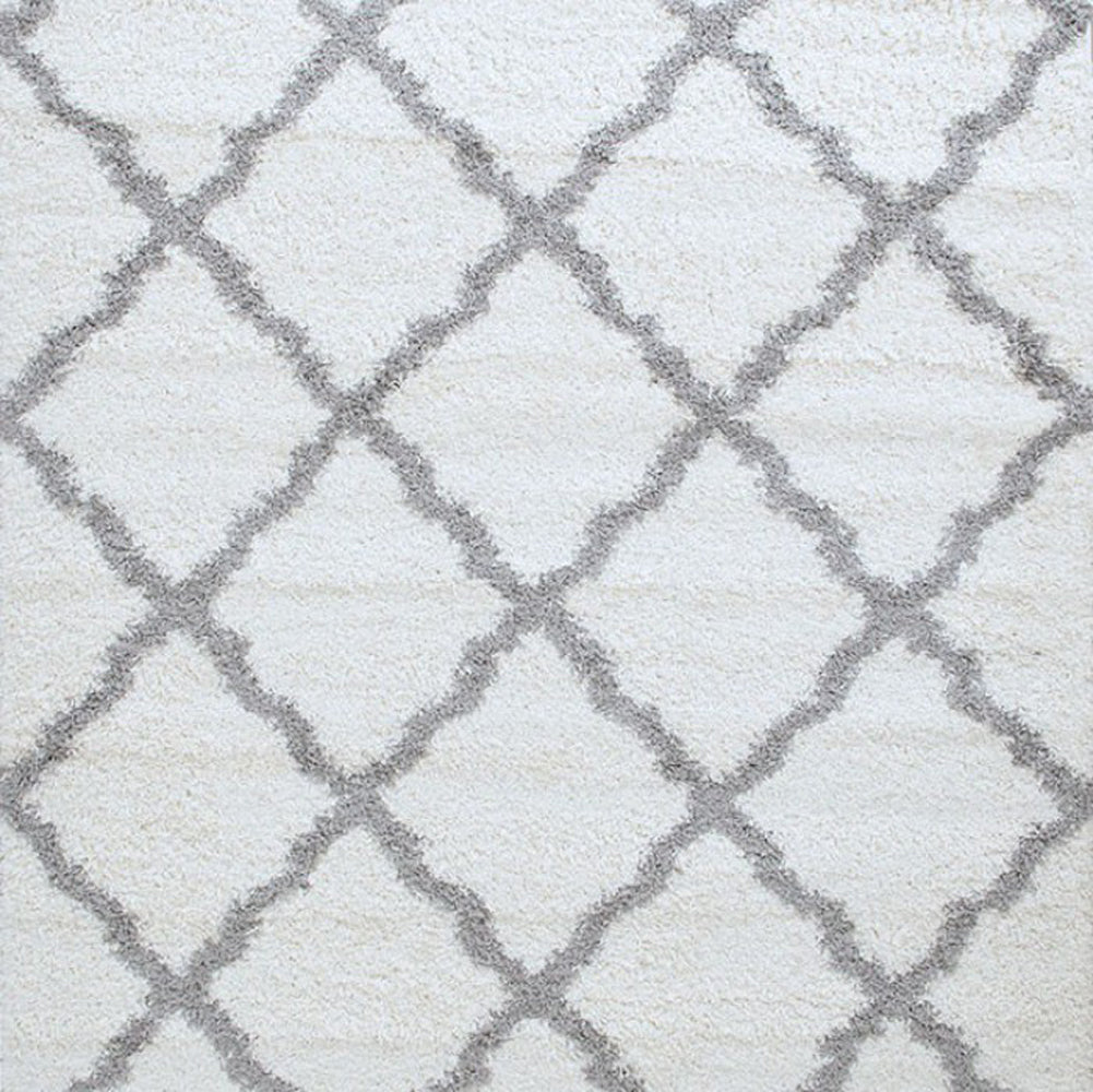 Zafirah Contemporary Area Rug, Ivory