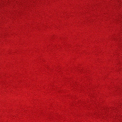 Zafirah Contemporary Area Rug, Solid Red