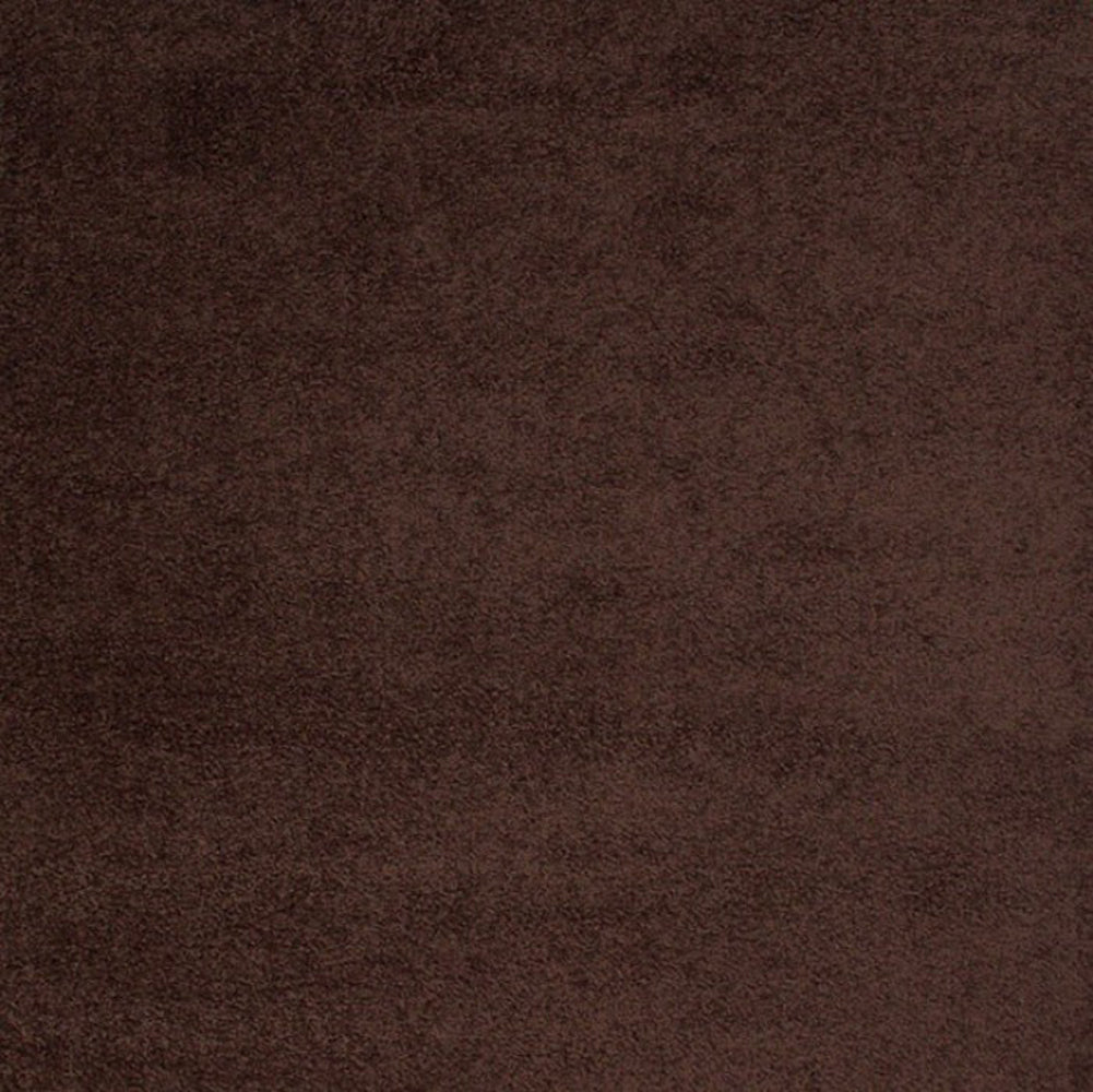Zafirah Contemporary Area Rug, Solid Chocolate