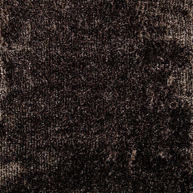 Zulema Contemporary Area Shag Rug, Brown