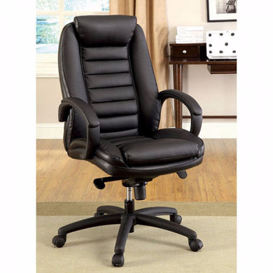 Andover Contemporary Office Chair, Black Finish