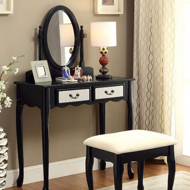 ADRIANA Transitional Vanity, Black