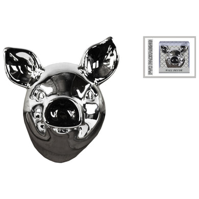 Adorning Ceramic Pig Head Wall decor  - Benzara