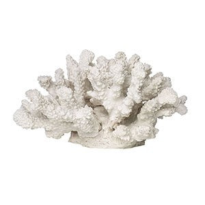 Andor Coral Decorative Center Piece, Set Of Four, White, Set Of 4