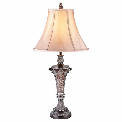Vera Elegant Table Lamp, Set Of Two, Silver