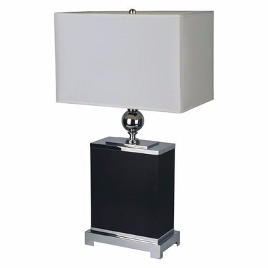 Terri Contemporary Style Table Lamp, Set of two, Black