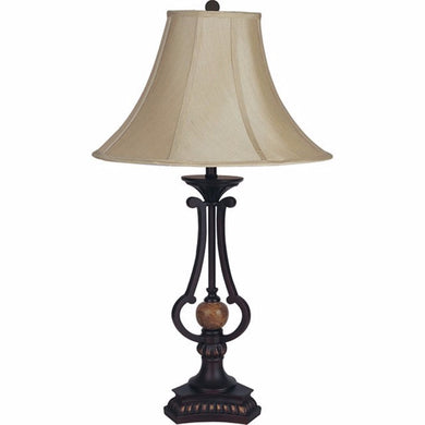 Zali Traditional Table Lamp, Set of two,  Espresso