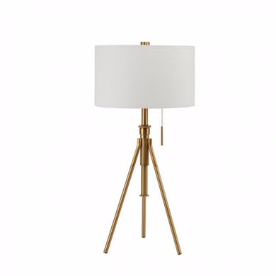 Zaya Contemporary Table Lamp, Stained Gold