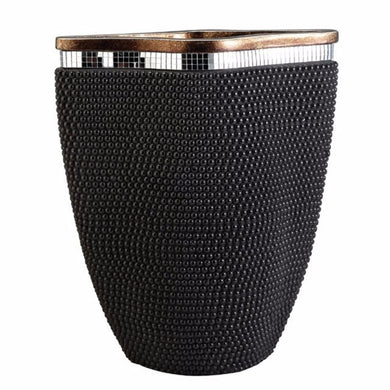 Sylvia Decorative Vase, Set of two, Black