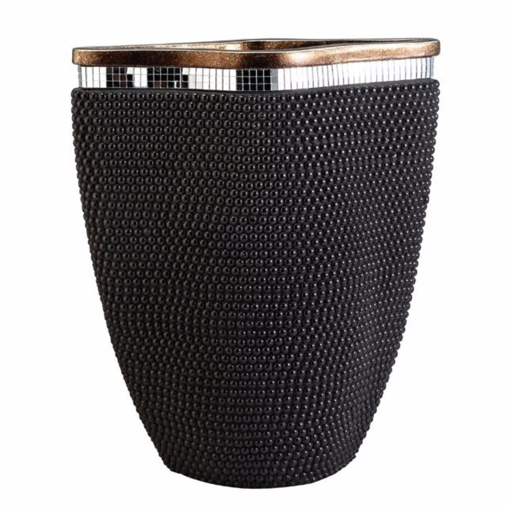 Sylvia Decorative Vase, Set of two, Black