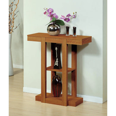Well- Designed Contemporary Console Table, Brown