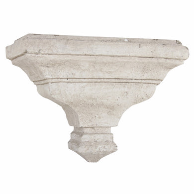 White Concrete Wall Shelf