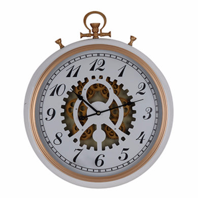 Wall Mount Clock, White