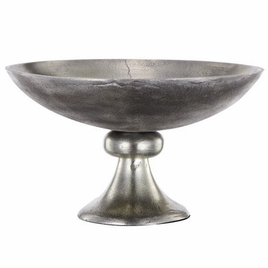 Antiqued Finish Aluminum Bowl