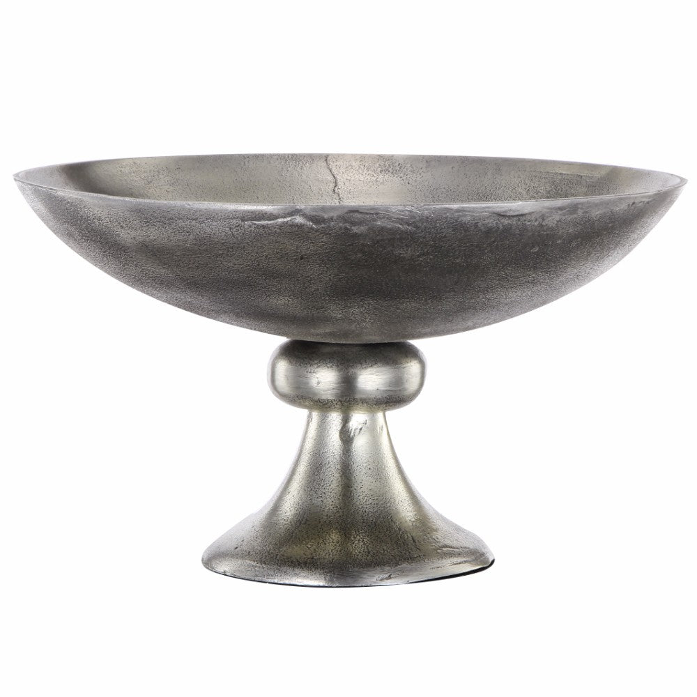 Antiqued Finish Aluminum Bowl