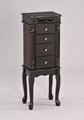 Tiana Jewelry Armoire, Espresso Brown