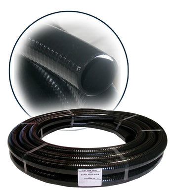 1/2 Inch Inner Diameter PVC Hose Black x 100 FT