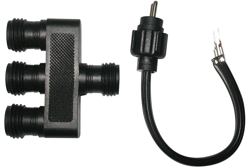 3-way Socket Connection with 7 Inch Connection Cord