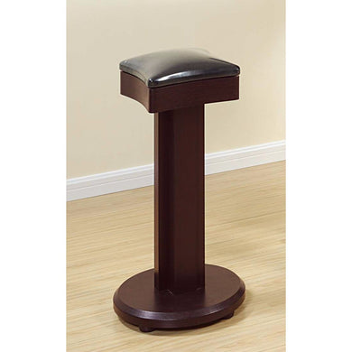 Vogueish Bar Stool With Diamond Seat Cushion.