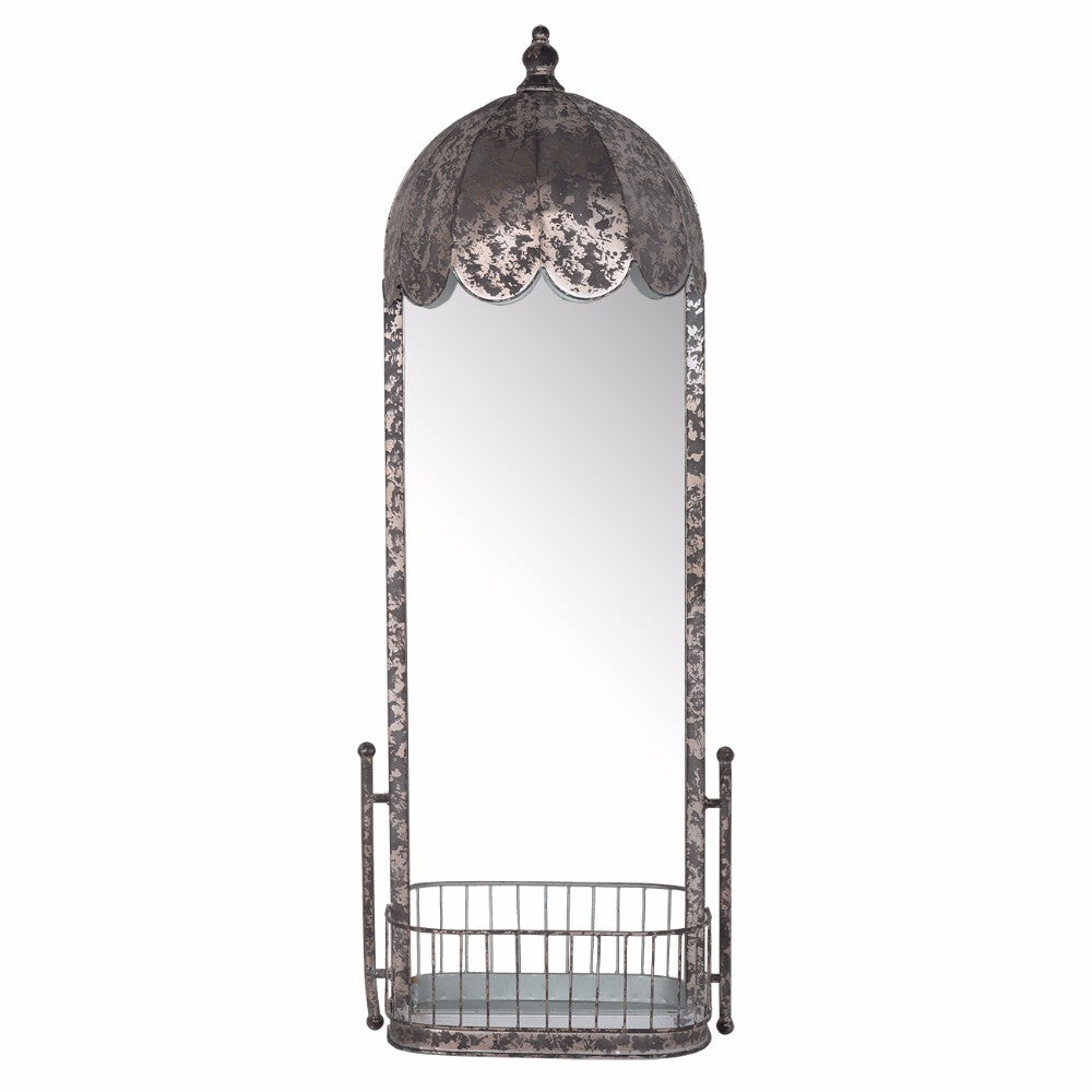 Tomb Shaped Danby Metal Wall Mirror