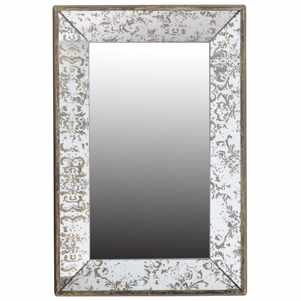 Up-scaling Mirror With Patterned Border