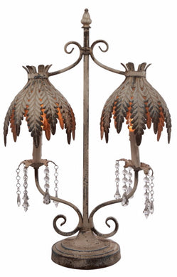 Urbanely Decorous Two Arm Table Lamp