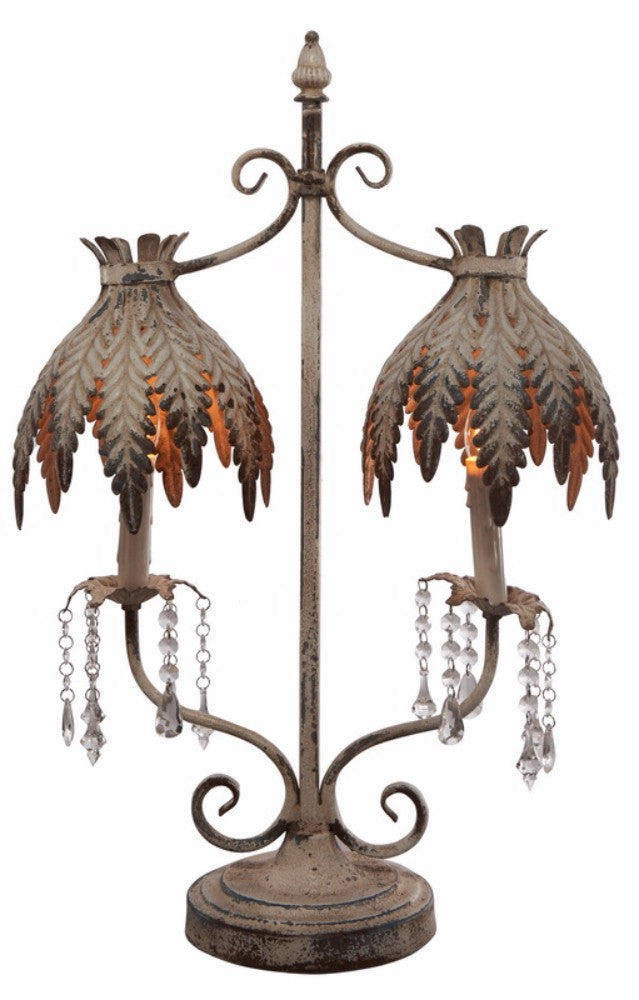 Urbanely Decorous Two Arm Table Lamp