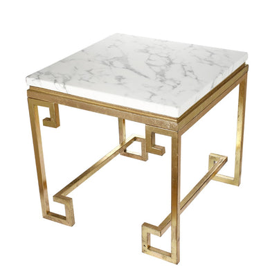 Vintage Phoenician Nights Marble End Table