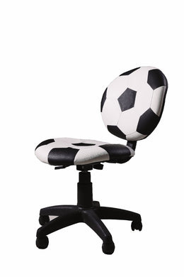 All Star Youth Office Chair With Pneumatic Lift, Black & White