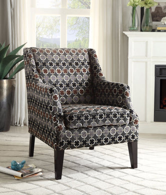 Accent Chair, Pattern Fabric