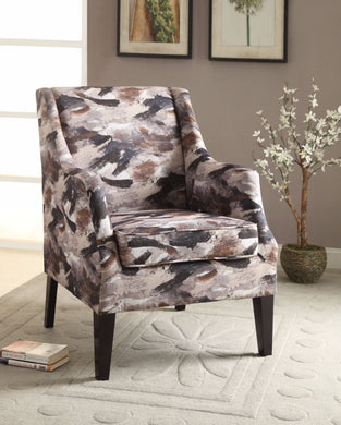 Accent Chair, Pattern Fabric