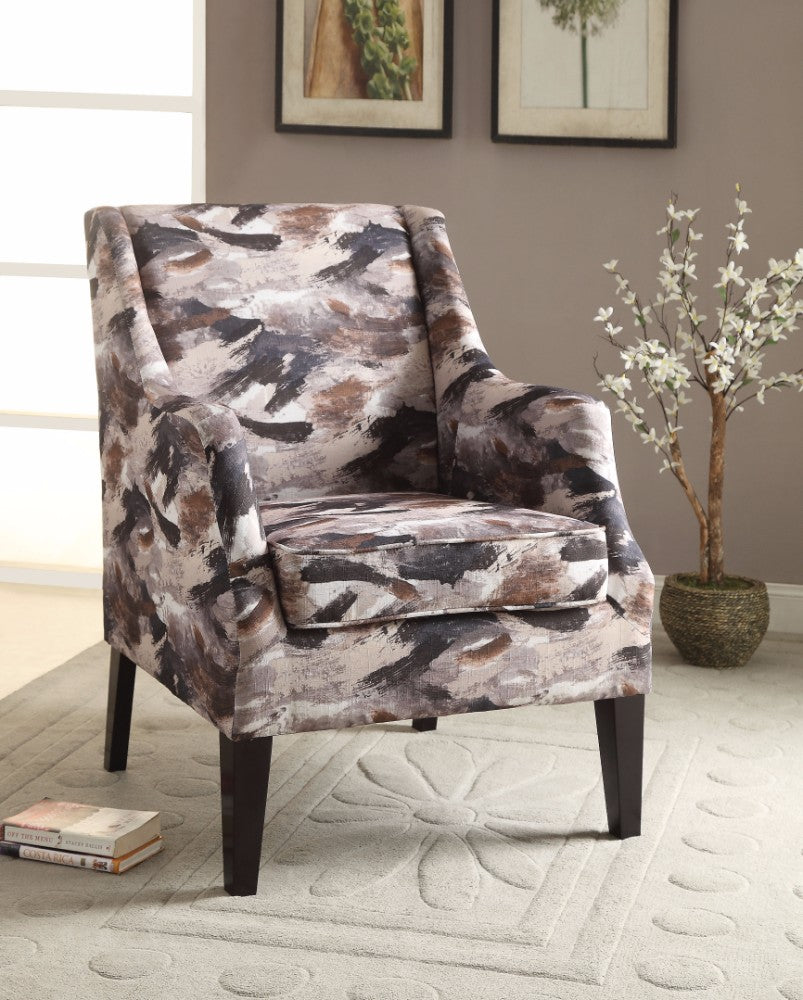 Accent Chair, Pattern Fabric
