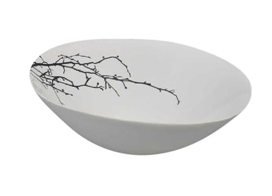 Urbane Decorative Ceramic Bowl, White