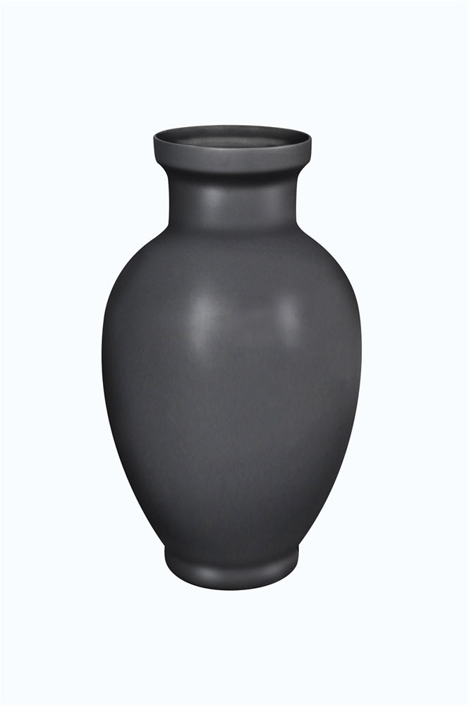 Adorning Decorative Ceramic Vase, Black