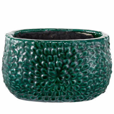 Aged Look Bangalore Planter In Green