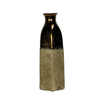 Urbane Style Terracotta Vase, Bronze