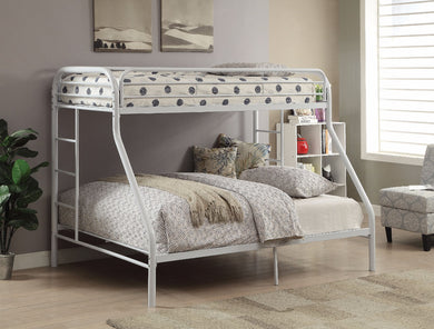 Twin XL/Queen Bunk Bed, White