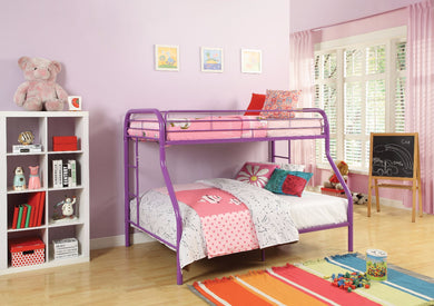Twin/Full Bunk Bed, Purple
