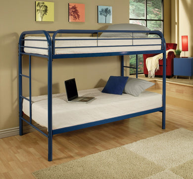 Twin/Twin Bunk Bed, Blue