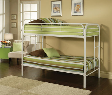 Twin/Twin Bunk Bed, White