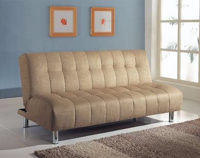 Adjustable Sofa, Beige, Microfiber
