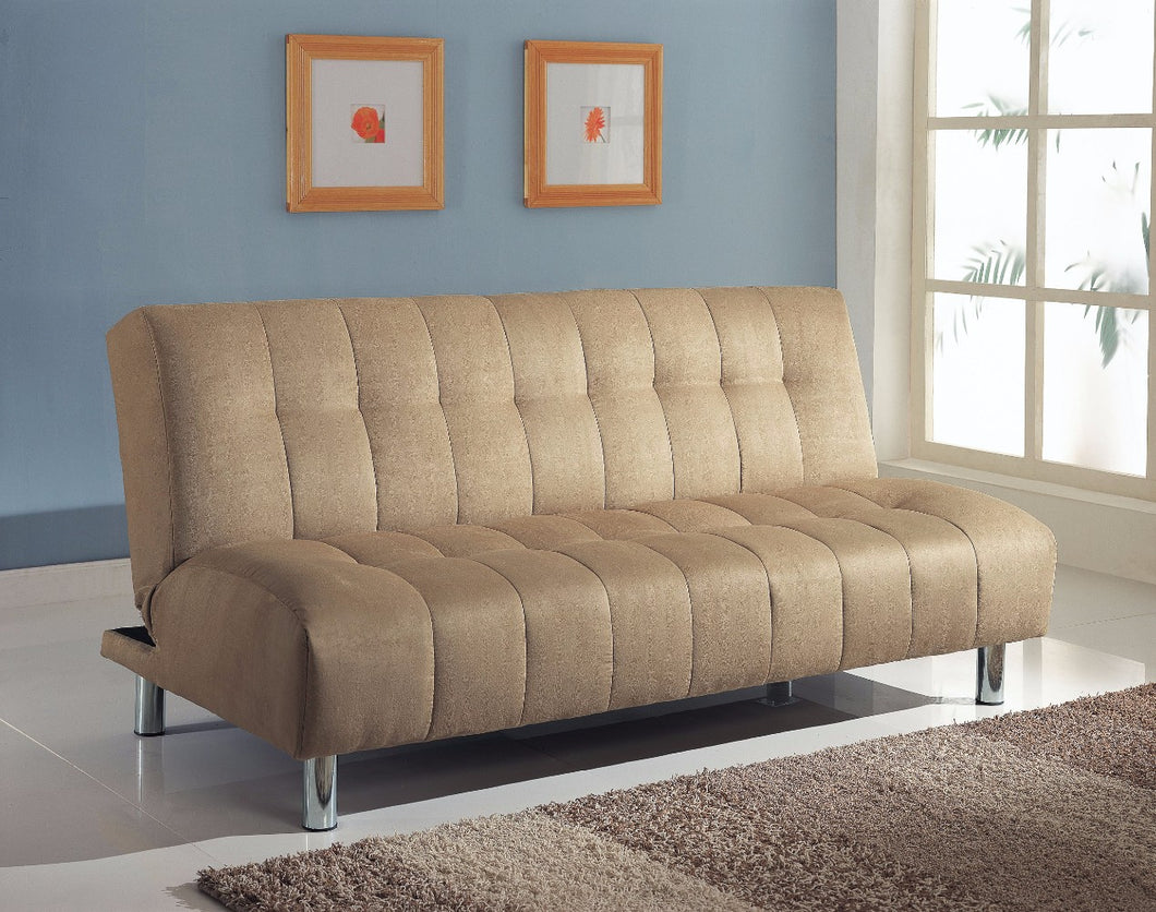 Adjustable Sofa, Beige, Microfiber