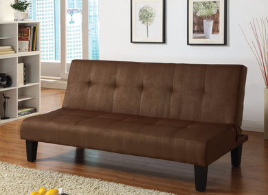 Adjustable Sofa, Brown, Microfiber