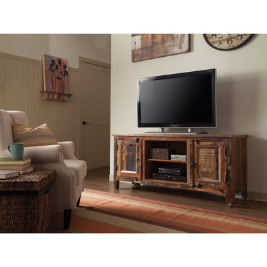 Accent Cabinets Reclaimed Wood TV Stand, Brown