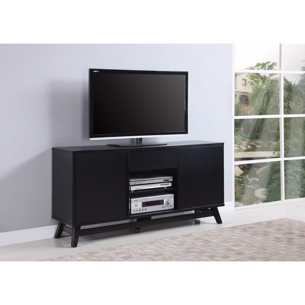 Wonderful Mid Century Modern TV console, Black