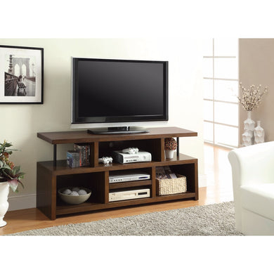 Ultimate TV Console with Open Storage, brown