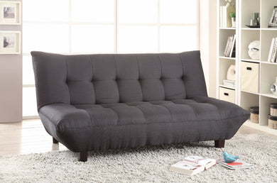 Adjustable Sofa, Black Linen