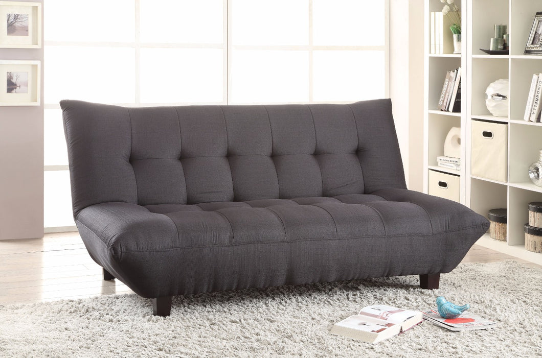 Adjustable Sofa, Black Linen
